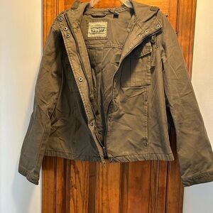 Levi's Dark Brown Hooded Jacket